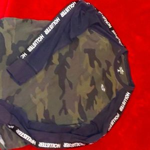 Hollister camo long sleeve